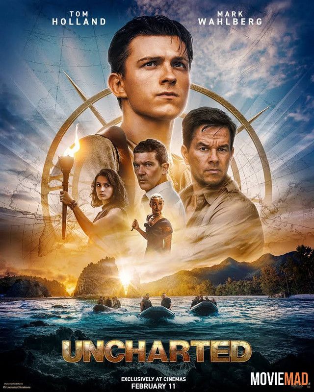 Uncharted 2022 WEB-DL Dual Audio Hindi Cleaned 1080p 720p 480p [1XBET]